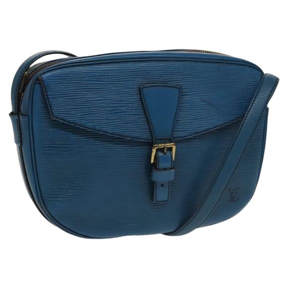 LOUIS VUITTON Epi June Feuille Shoulder Bag Blue M52155 - Picture 1 of 16